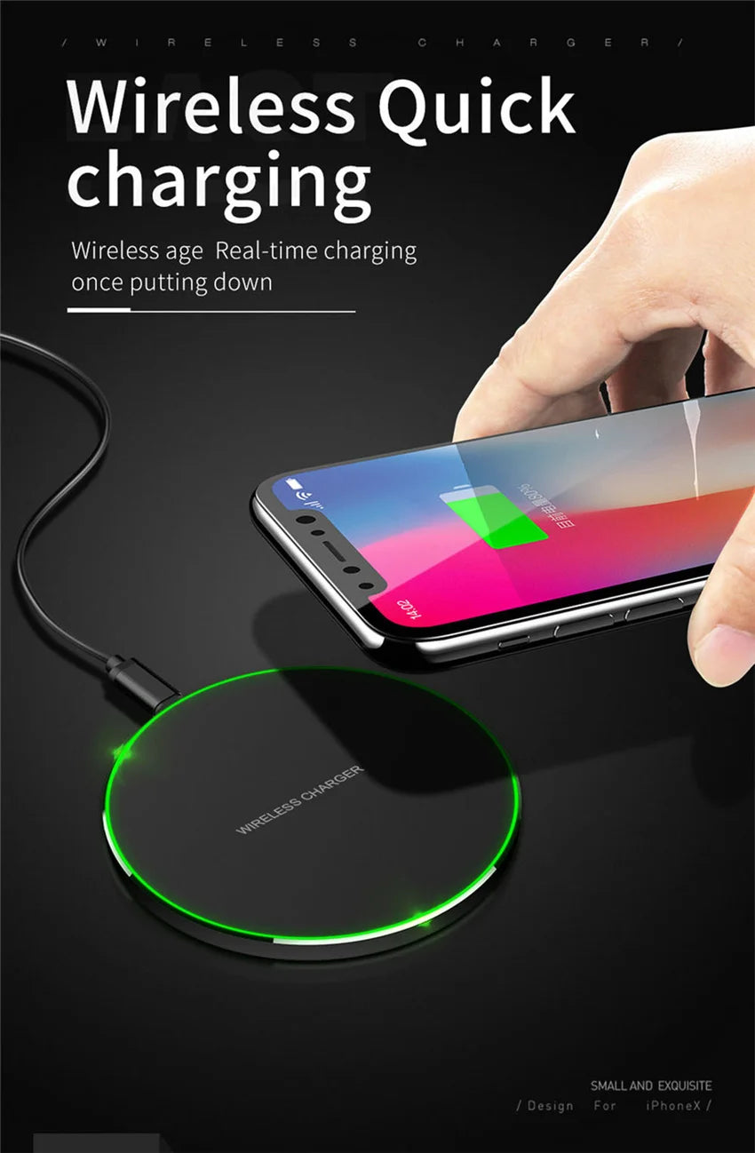 30W Wireless Charger Pad Stand for iPhone 15 14 13 12 11X8 Samsung Xiaomi Phone Chargers Induction Fast Charging Dock Station